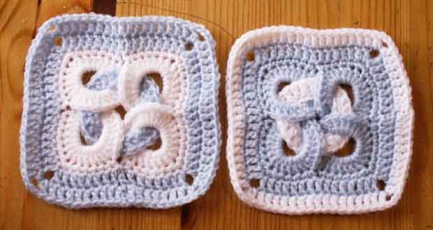 Carré au crochet