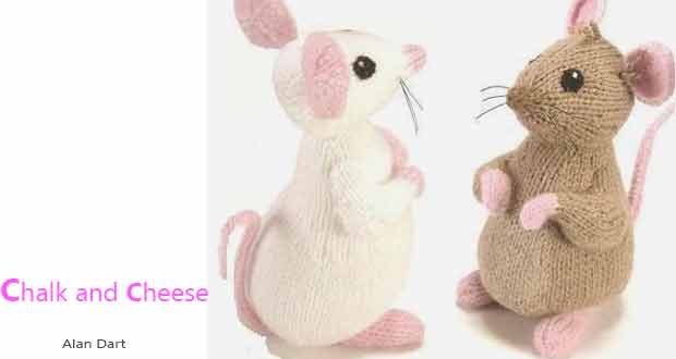 Les souris Chalk and Cheese Les souris Chalk and Cheese