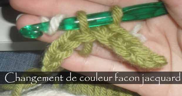 Changement de couleur façon jacquard