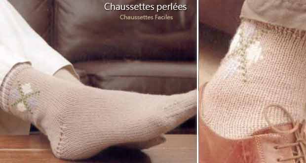 Chaussettes Perlées