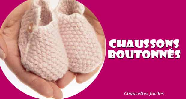 Chaussons boutonnés