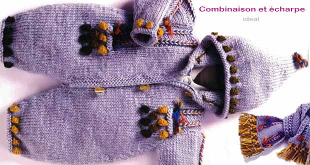 Combinaison et écharpe Combinaison et écharpe