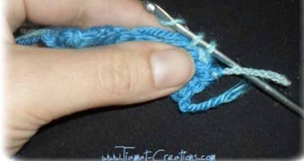 Crocheter avec 2 couleurs