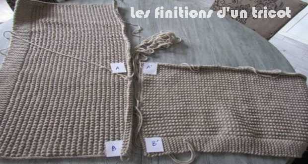 Les finitions d'un tricot