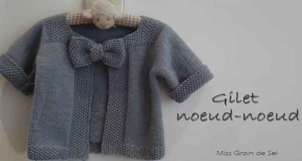 Gilet noeud-noeud Gilet princesse des neiges