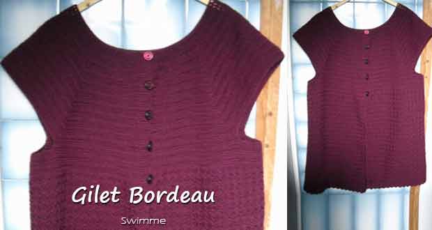 Gilet Bordeau