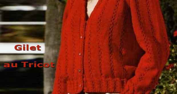 Gilet au tricot