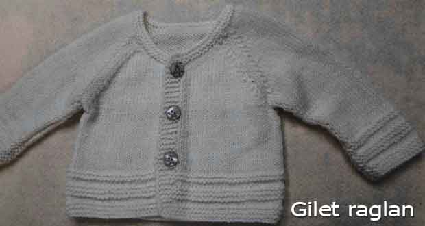 modèle gilet tricot bebe gratuit à télécharger