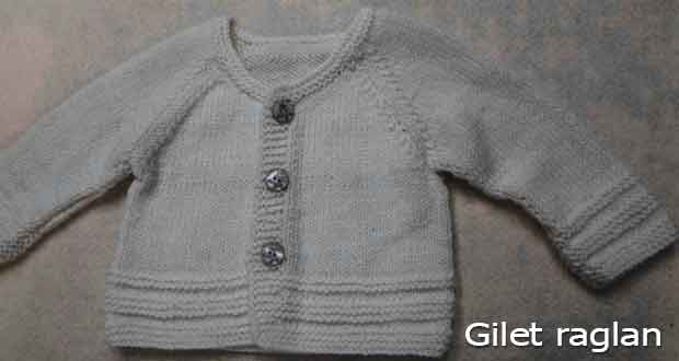 tuto gilet bebe tricot debutant