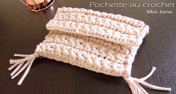 Pochette au crochet