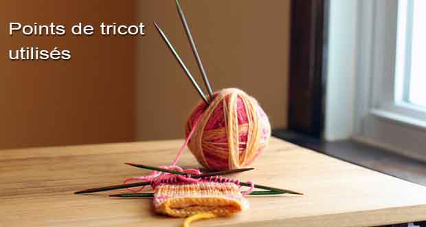 Points de tricot utilisés