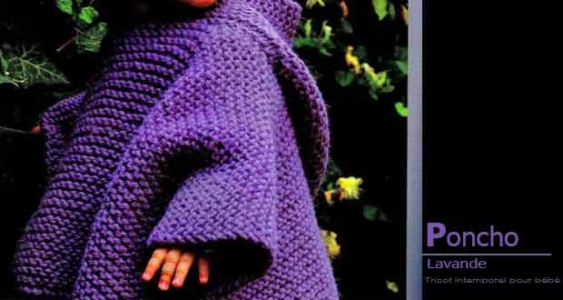Poncho lavande Poncho lavande