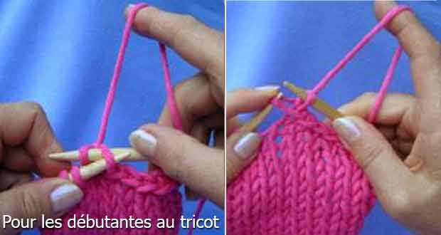 Pour les débutantes au tricot