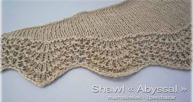 Shawl « Abyssal »