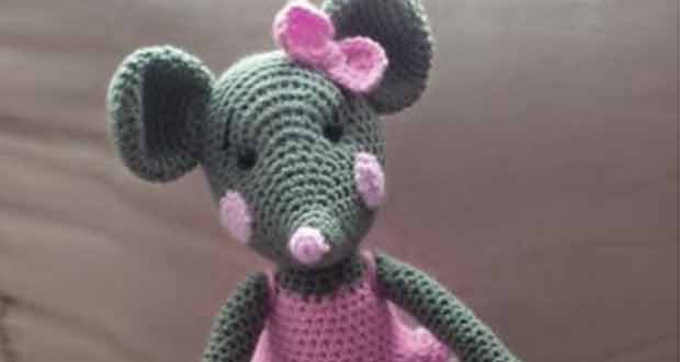 Souris ballerine au crochet