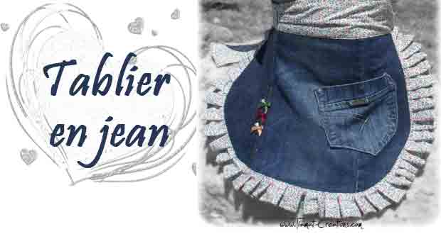 Tablier en jeans