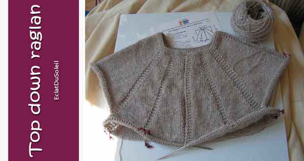 Top down raglan