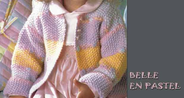 Veste fille pastel