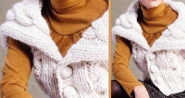 modèle gilet tricot sans manche femme gratuit à télécharger