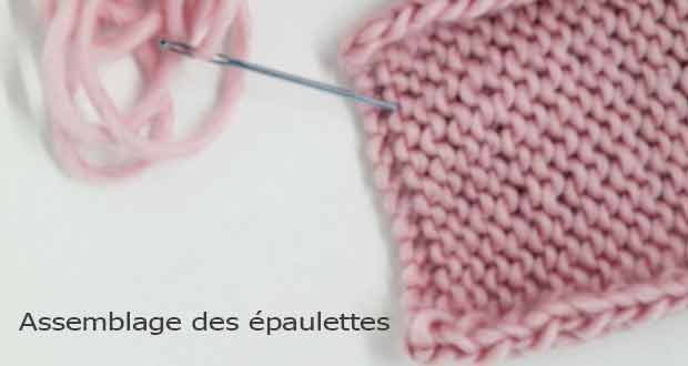 Assemblage des épaulettes Assemblage des épaulettes