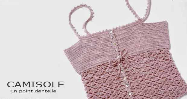 Camisole en point dentelle Camisole en point dentelle