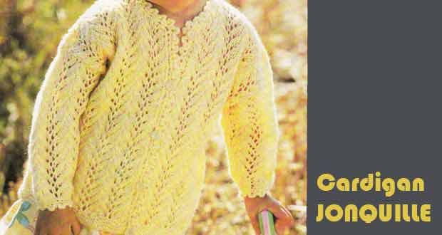 Cardigan Jonquille