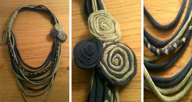 collier en jersey