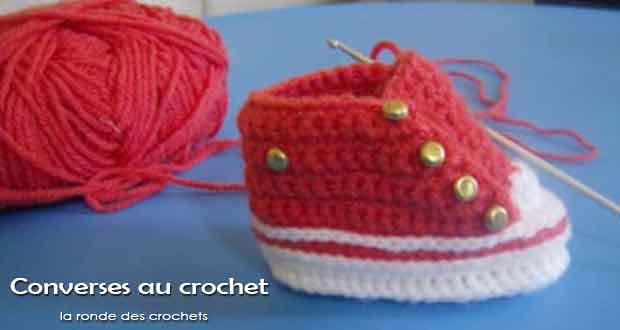 Converses au crochet 