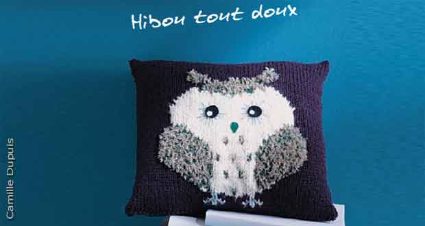 Coussin Hiboux