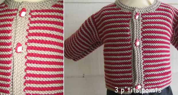 Gilet à rayures Gilet à rayures