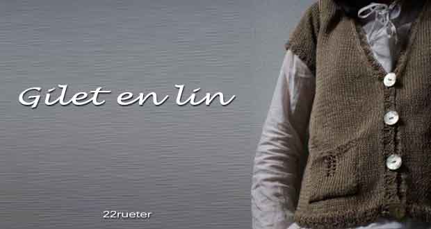 Gilet en lin