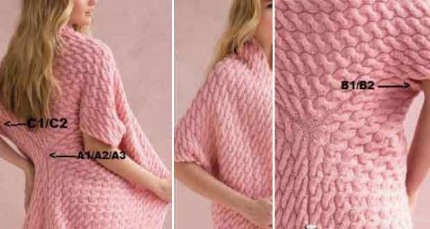 tuto crochet gilet rectangle