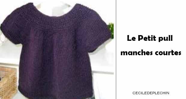 Petit pull manche courte Petit pull manche courte