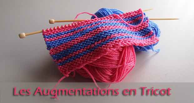 Les augmentations en tricot