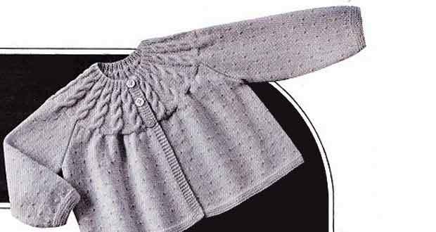 Manteau à empiècement en torsades Manteau à empiècement en torsades