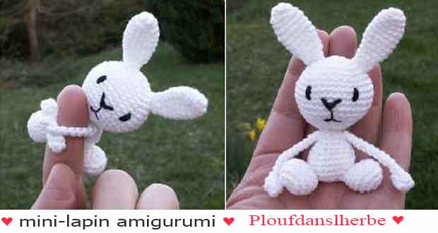 Mini-lapin amigurumi