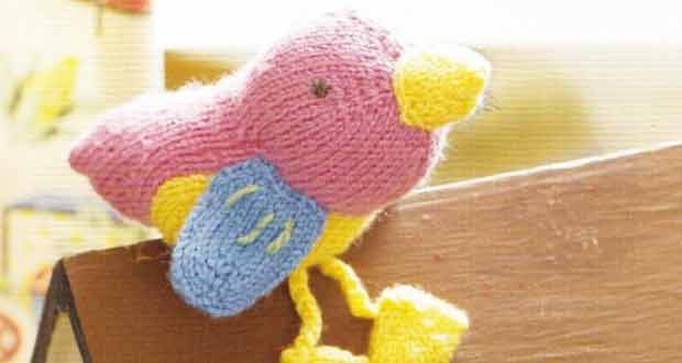 Oiseau au tricot