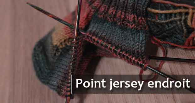 Point jersey-endroit point jersey-endroit