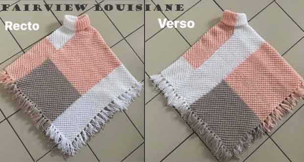 Poncho trois couleurs