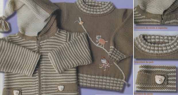 Pull chaton et Veste à capuche Pull chaton et Veste à capuche