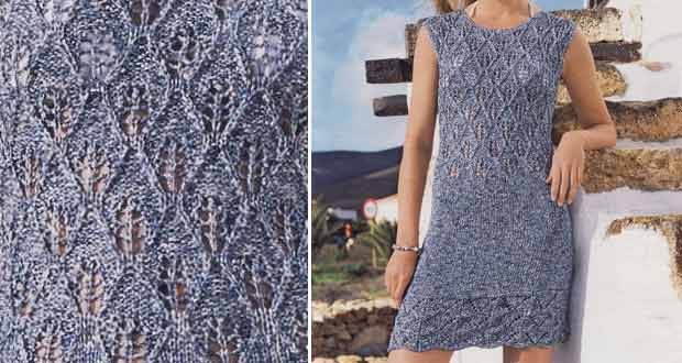 Robe bleu chiné Robe bleu chiné