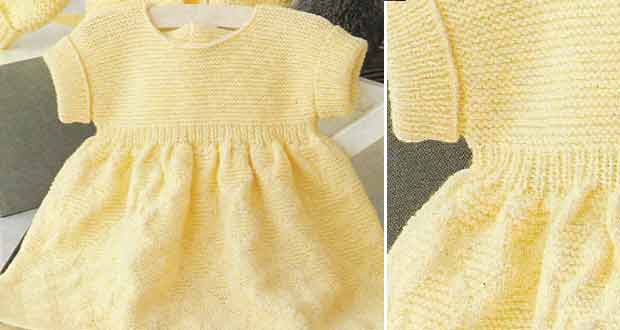 Robe layette jaune